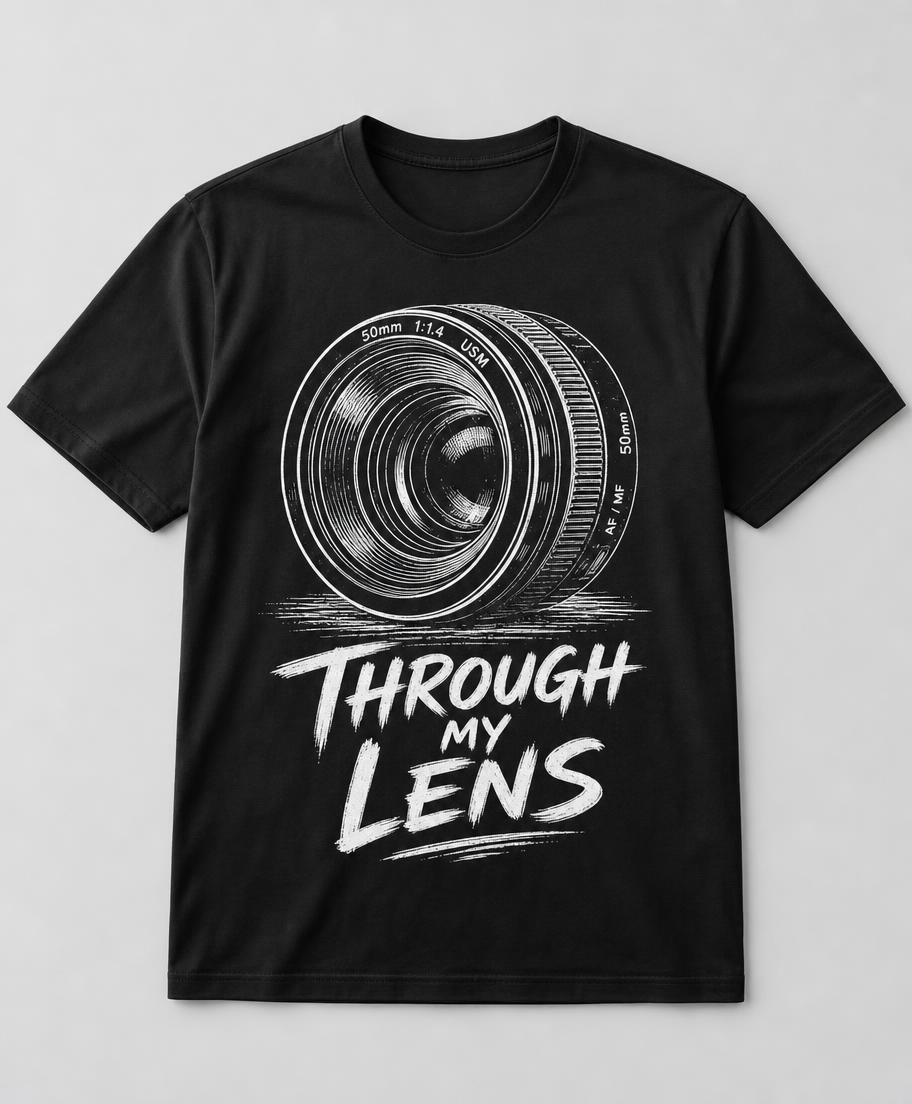 Through My Lens Tee shirt by Tablo’s Vision