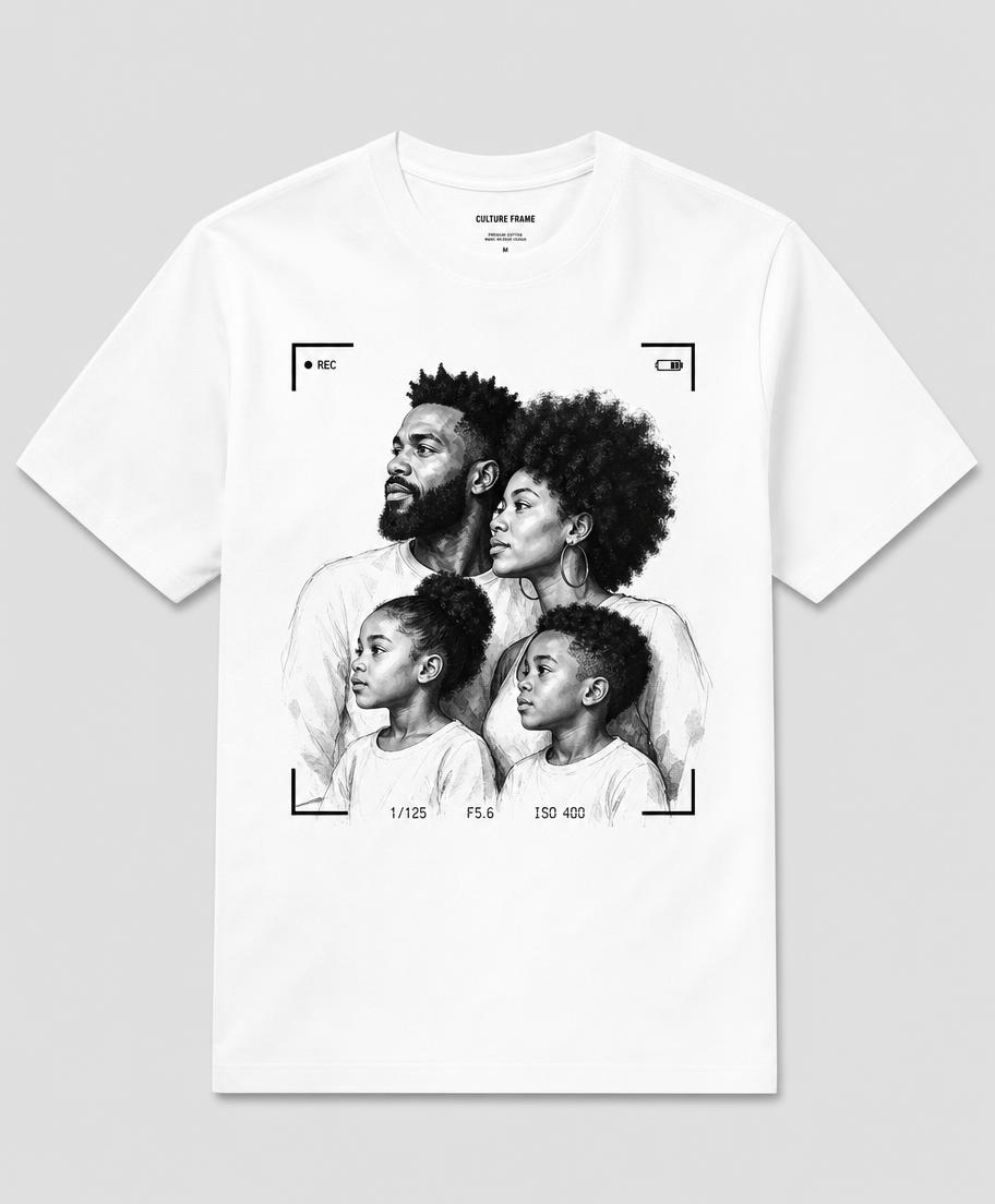 Family Through The Frame Tee shirt by Tablo’s Vision
